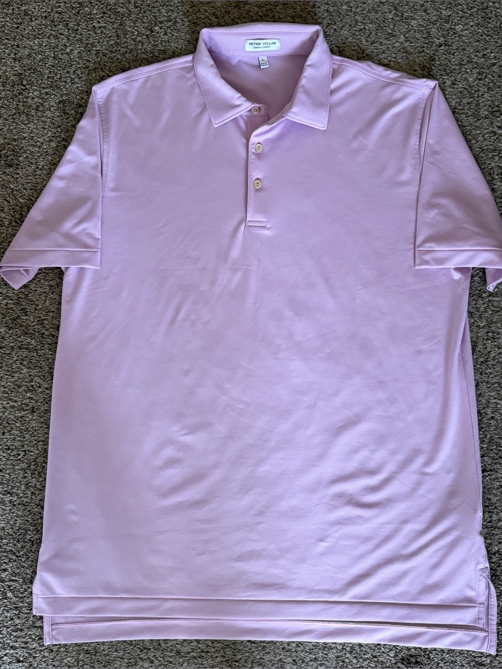 Peter Millar Golf Polo Summer Comfortably Large Pink